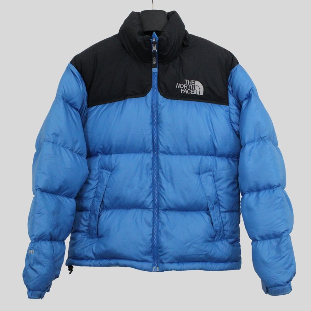 THE NORTH FACE🔥 700 BLUE PUFFER JACKET NUPTSE